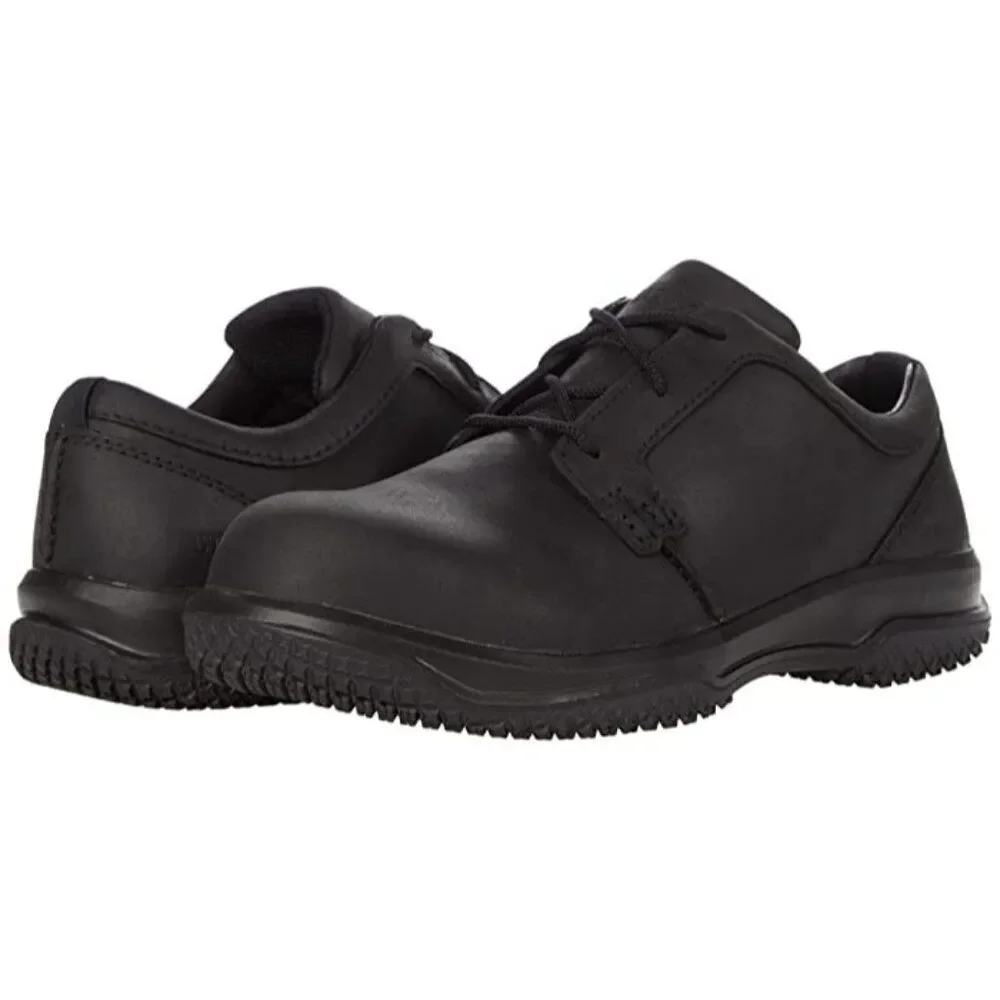 Red Wing WORX 5923 Men 9.5 Work Boot Oxford Shoes Black EH Zinc Non-Metallic Toe